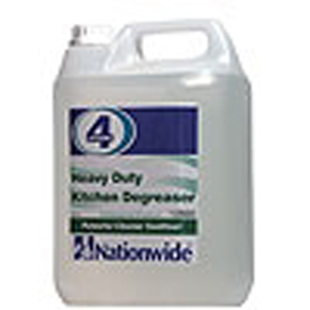 4-HYGIENE H/D KITCHEN DEGREASER heavy duty non-tainting sanitiser powerful grease cutting Case: 2 x 5L